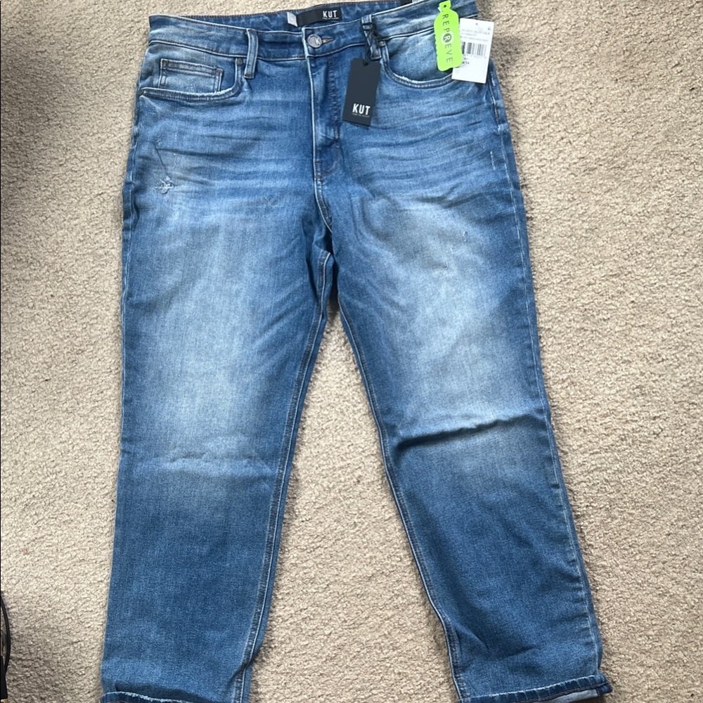 Kut from the Kloth Women’s Light-Medium Blue High Rise Jeans